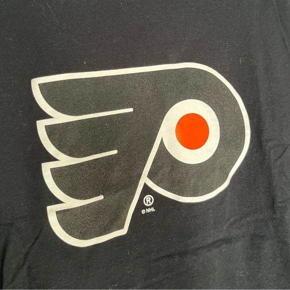 Philadelphia Flyers NHL Licensed Hockey Logo T-Shirt Men’s XL Black - Picture 5 of 5